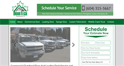 Desktop Screenshot of doortech.ca